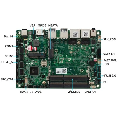 3,5 tum moderkort Intel 4-5: e DDR3 moderkort